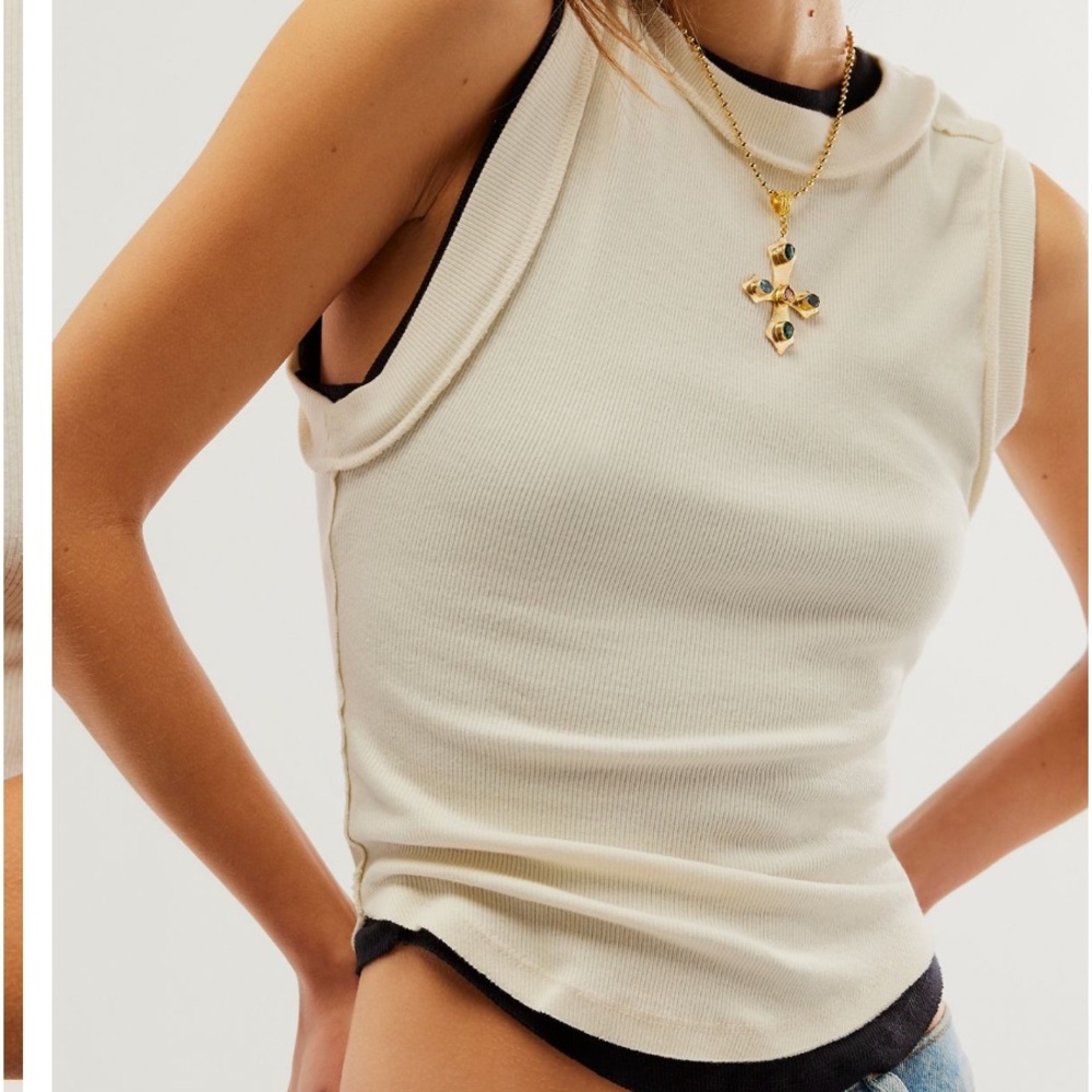 We The Free Cream Tank Top